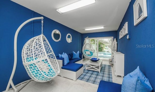 view of living area