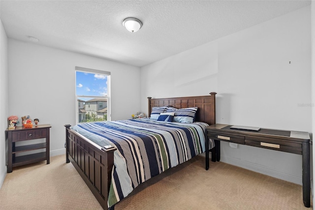11430 Gallatin Trl, Parrish, FL 34219 - bedroom featuring light carpet, baseboards, and a textured ceiling