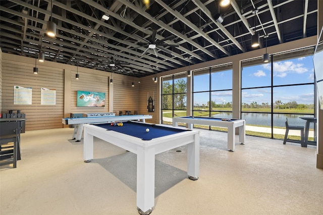 11430 Gallatin Trl, Parrish, FL 34219 - playroom with billiards and a water view