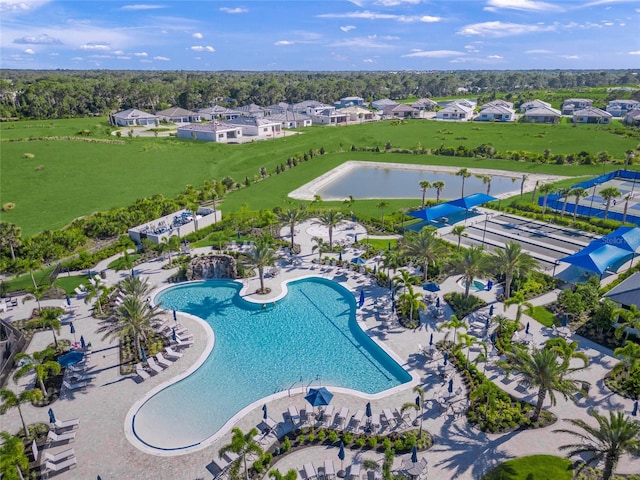6244 Talon Preserve Dr, Nokomis, FL 34275 - birds eye view of property featuring a residential view