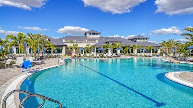 6244 Talon Preserve Dr, Nokomis, FL 34275 - pool with a patio