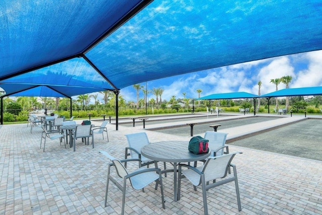 6244 Talon Preserve Dr, Nokomis, FL 34275 - view of patio / terrace with fence