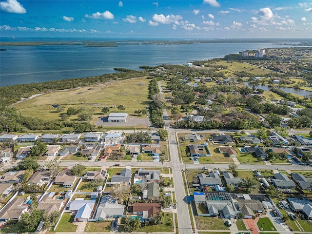 2402 16th St W, Palmetto, FL 34221 - aerial view of property and surrounding area featuring a nearby body of water and nearby suburban area