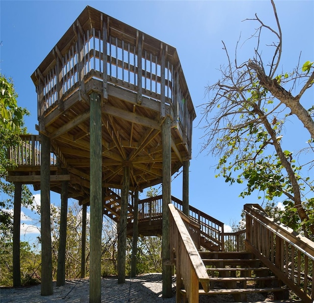 2402 16th St W, Palmetto, FL 34221 - dock featuring stairs and a wooden deck
