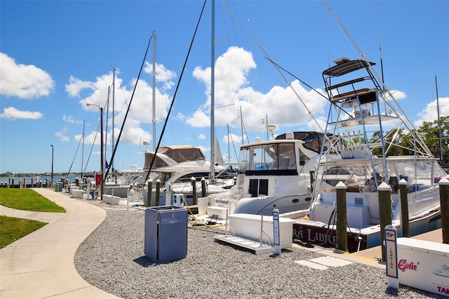 2402 16th St W, Palmetto, FL 34221 - view of community with a boat dock