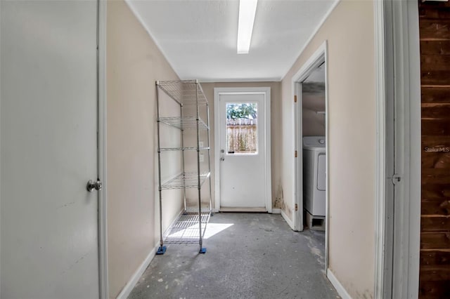 1830 Virginia Dr, Bradenton, FL 34205 - interior space with washer / dryer