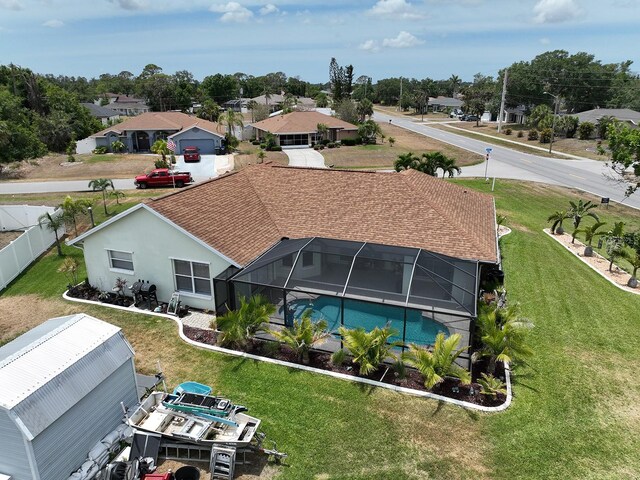 3984 Holin Ln, North Port, FL 34287 - drone / aerial view featuring a residential view