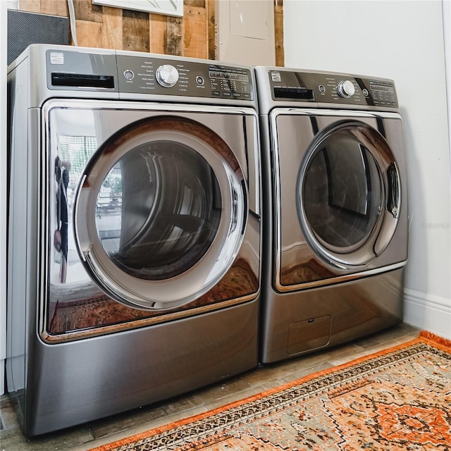 2300 Stratford Dr, Sarasota, FL 34232 - laundry room with washer and clothes dryer