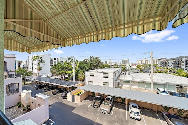 555 N Orange Ave Unit 307, Sarasota, FL 34236 - balcony featuring a city view