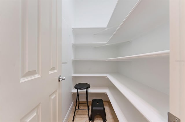 view of pantry