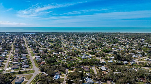 620 Burke Rd, Venice, FL 34293 - aerial view with a water view and a residential view