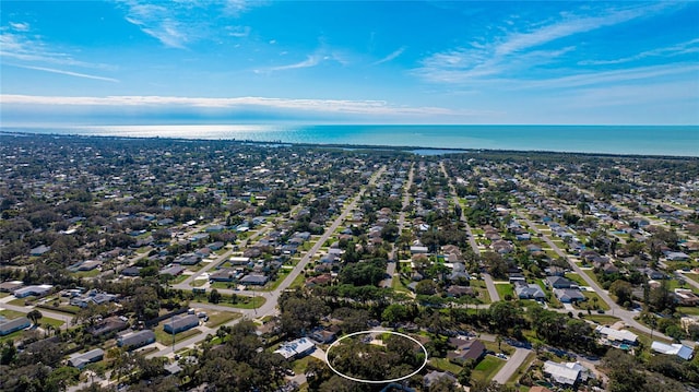 620 Burke Rd, Venice, FL 34293 - birds eye view of property with a water view and a residential view