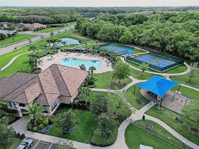 11924 Persian Ter, Bradenton, FL 34212 - view of property location featuring a pool and a nearby body of water