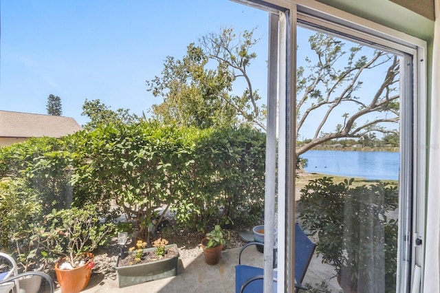 4015 Lake Bayshore Dr Unit 108, Bradenton, FL 34205 - exterior space featuring a water view
