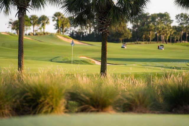surrounding community featuring golf course view