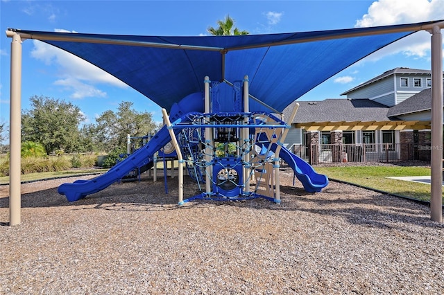 view of communal playground