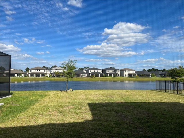 5521 Summit Gln, Bradenton, FL 34203 - water view with nearby suburban area and fence