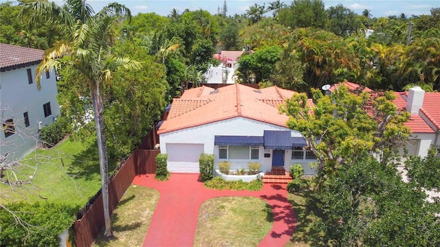 aerial view