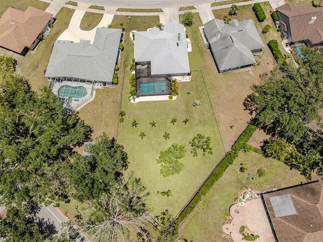 245 Woodingham Trl, Venice, FL 34292 - aerial view of residential area featuring a pool area