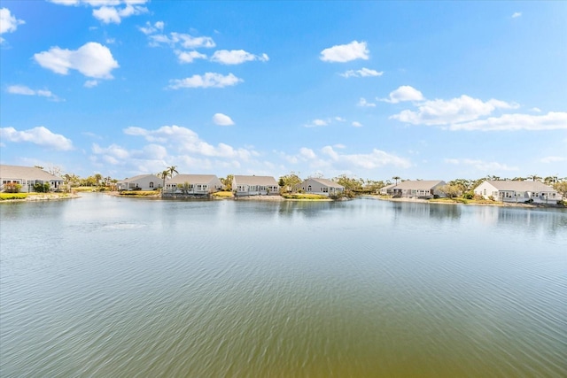 water view with a residential view