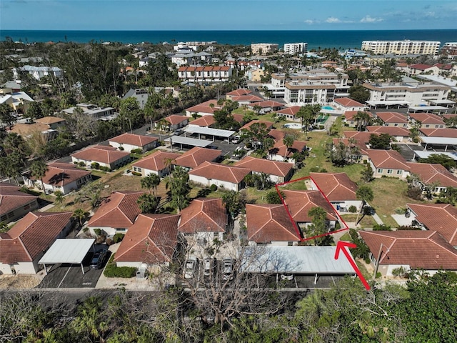 151 Vista Hermosa Cir Unit 31C, Sarasota, FL 34242 - drone / aerial view of a nearby body of water