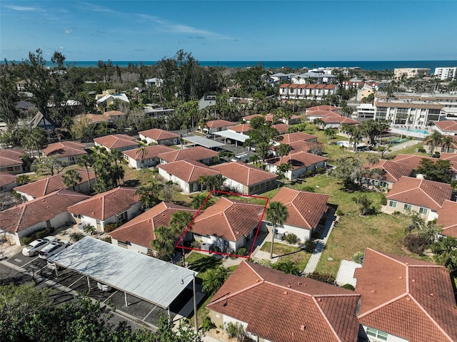 151 Vista Hermosa Cir Unit 31C, Sarasota, FL 34242 - aerial view of residential area featuring a nearby body of water