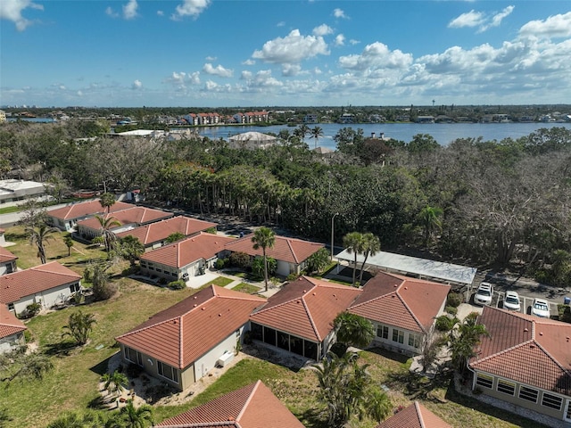 151 Vista Hermosa Cir Unit 31C, Sarasota, FL 34242 - aerial perspective of suburban area featuring a nearby body of water