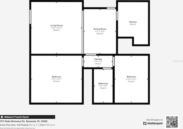 151 Vista Hermosa Cir Unit 31C, Sarasota, FL 34242 - floor plan / room layout