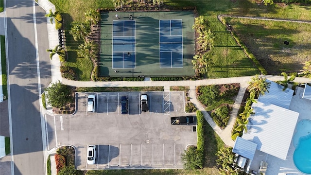 1824 Woodleaf Hammock Ct, Bradenton, FL 34211 - aerial view of a pool