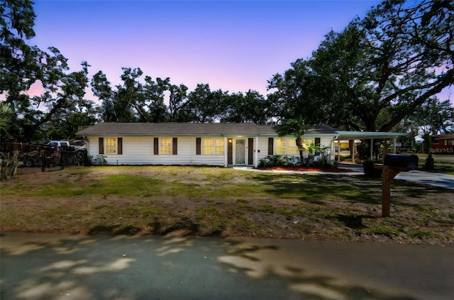 view of front of house