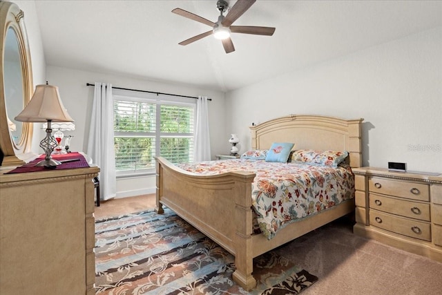 4466 Manila Ave, North Port, FL 34288 - bedroom featuring light carpet and a ceiling fan