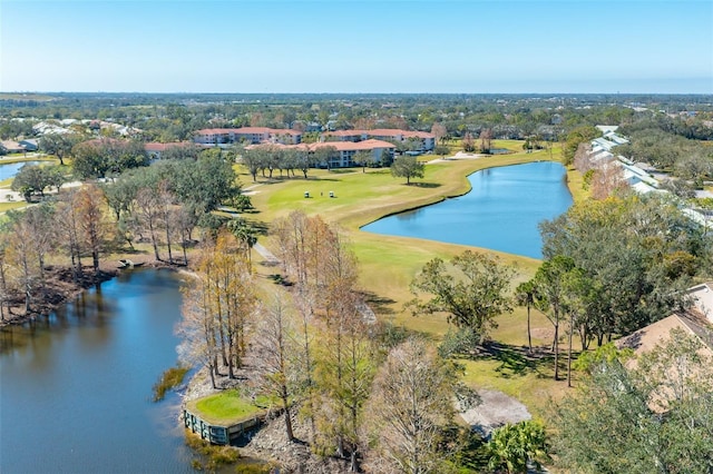 6748 Fairview Ter Unit 4-202, Bradenton, FL 34203 - aerial view of a nearby body of water, a golf club, and a tree filled landscape