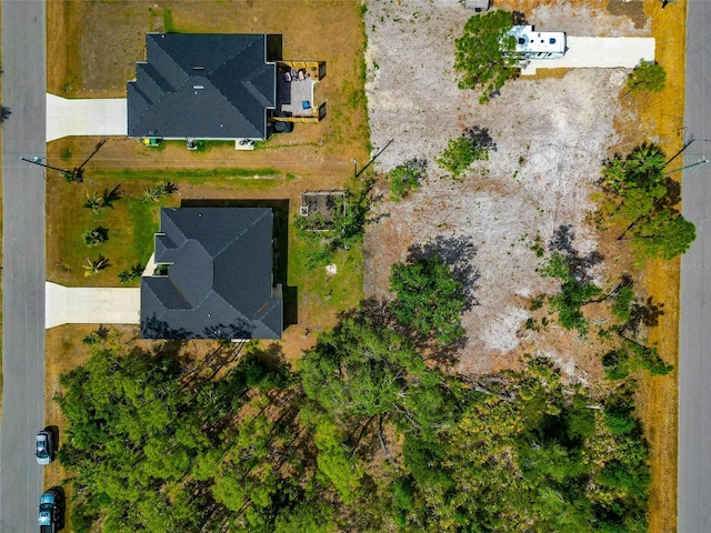 view from above of property