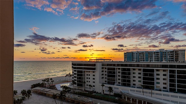 1212 Benjamin Franklin Dr Unit 909, Sarasota, FL 34236 - view of apartment building / complex with view of water and beach