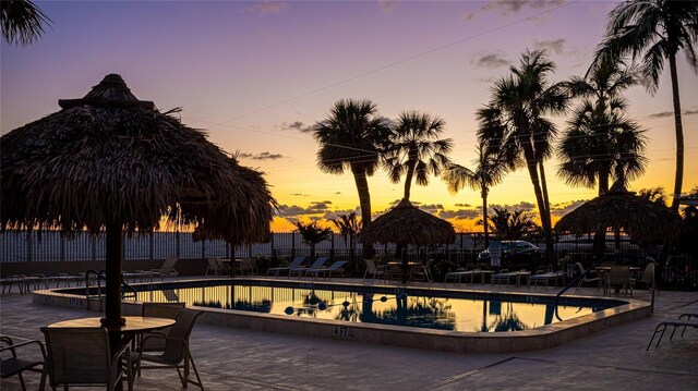 1212 Benjamin Franklin Dr Unit 909, Sarasota, FL 34236 - community pool featuring fence and a patio area