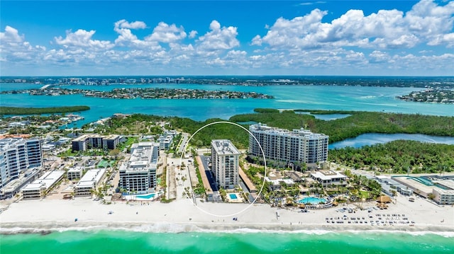 1212 Benjamin Franklin Dr Unit 909, Sarasota, FL 34236 - view of urban area featuring expansive coastline