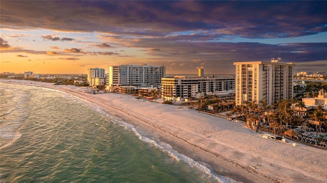 1212 Benjamin Franklin Dr Unit 909, Sarasota, FL 34236 - water view with nearby beach and nearby urban area