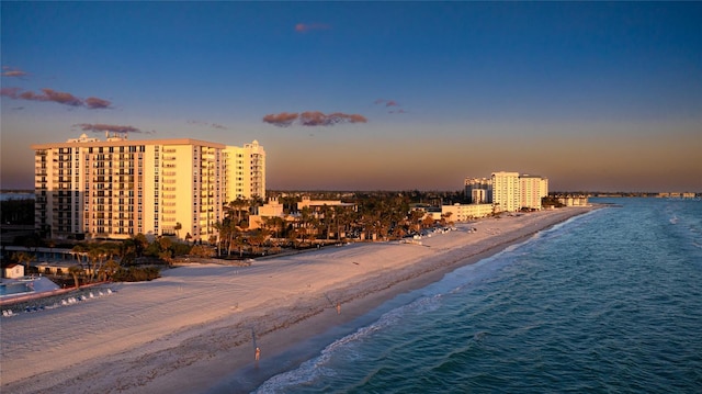 1212 Benjamin Franklin Dr Unit 909, Sarasota, FL 34236 - water view featuring local beach