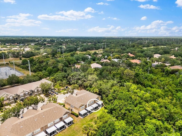 aerial perspective of suburban area