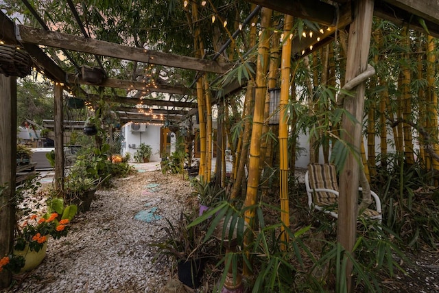 2207 Hickory Ave, Sarasota, FL 34234 - view of yard featuring a pergola