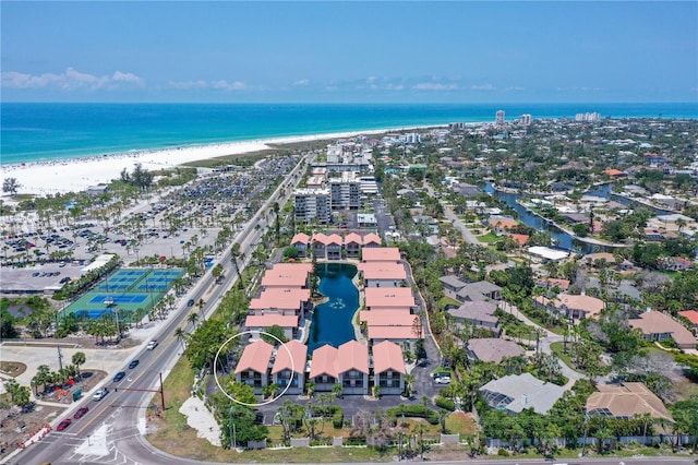 1159 Lake House Cir Unit C120, Sarasota, FL 34242 - drone / aerial view of expansive beach