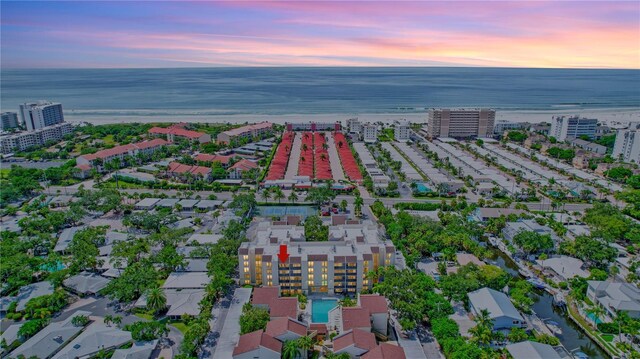 6157 Midnight Pass Rd Unit E65, Sarasota, FL 34242 - aerial view at dusk of a water view
