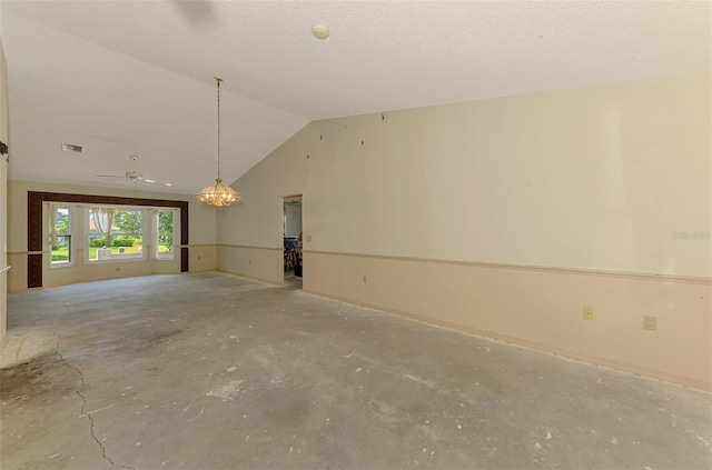 garage with ceiling fan
