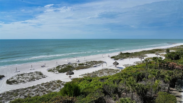 1241 Gulf Of Mexico Dr Unit 803, Longboat Key, FL 34228 - water view featuring nearby beach