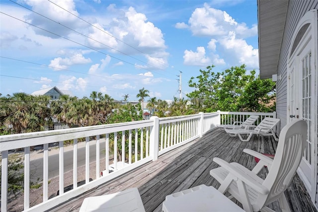 view of deck