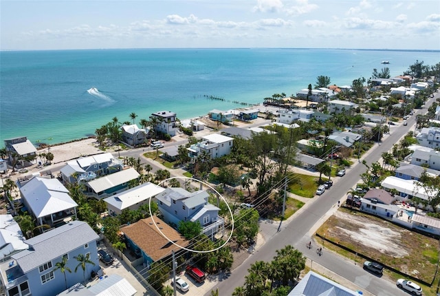 bird's eye view of a large body of water