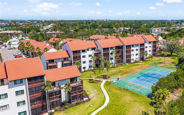 drone / aerial view