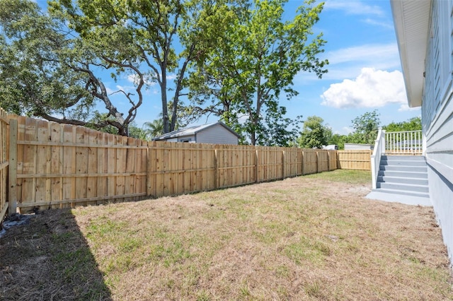 8622 Inwood Dr, Hudson, FL 34667 - view of yard featuring a fenced backyard