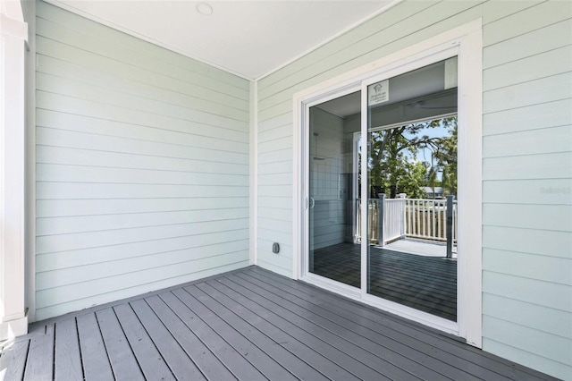 8622 Inwood Dr, Hudson, FL 34667 - view of wooden terrace