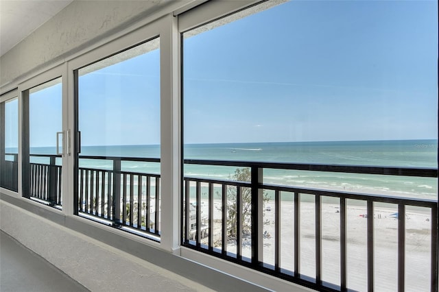 20 Whispering Sands Dr Unit 1201, Sarasota, FL 34242 - balcony with view of water and beach